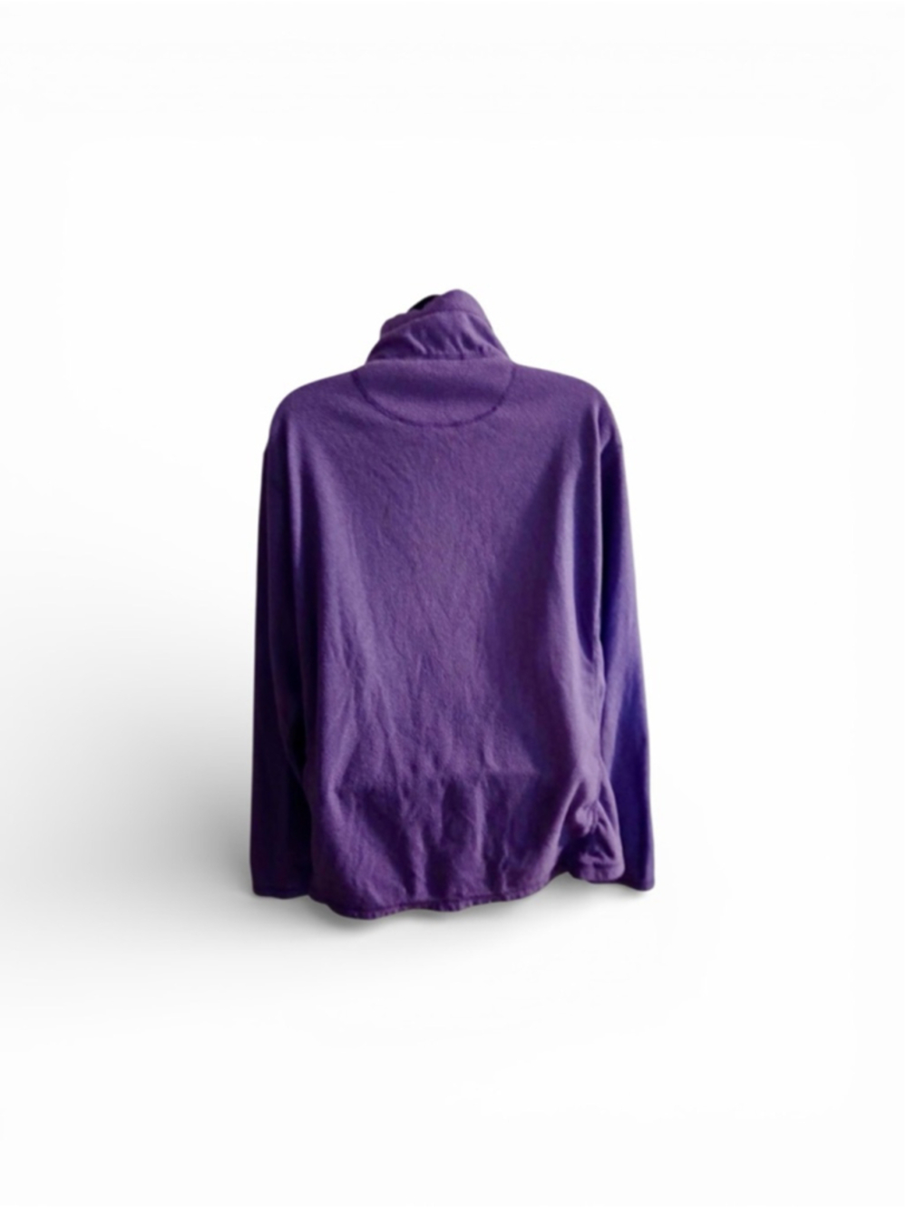 Alpine Design Women's Purple Textured Quarter-Zip Pullover - Size XL - INV458 A8 - Picture 2 of 6